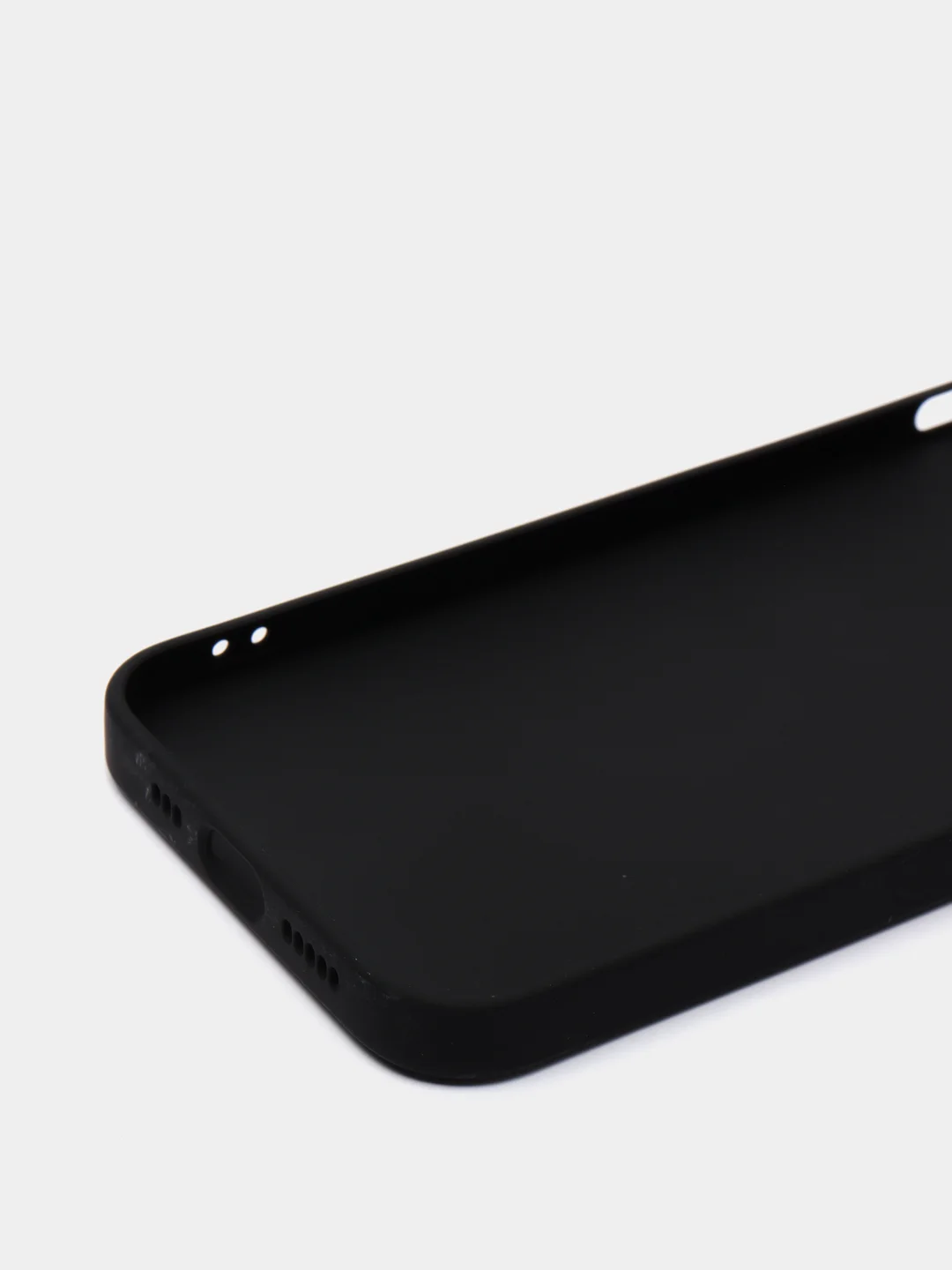 Черный чехол iPhone 12 с принтом