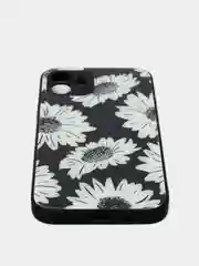 Черный чехол iPhone 12 с принтом