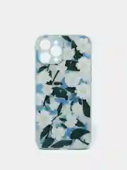 Бирюзовый чехол iPhone 12 Pro Max с принтом