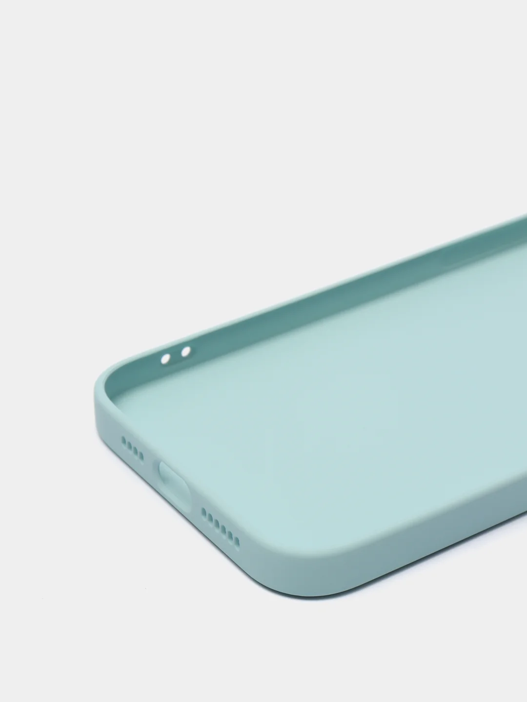 Бирюзовый чехол iPhone 12 Pro Max с принтом