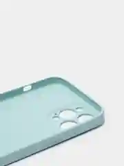 Бирюзовый чехол iPhone 12 Pro Max с принтом