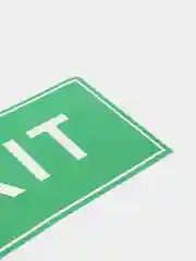 Наклейка знак EXIT, 20 х 10 см