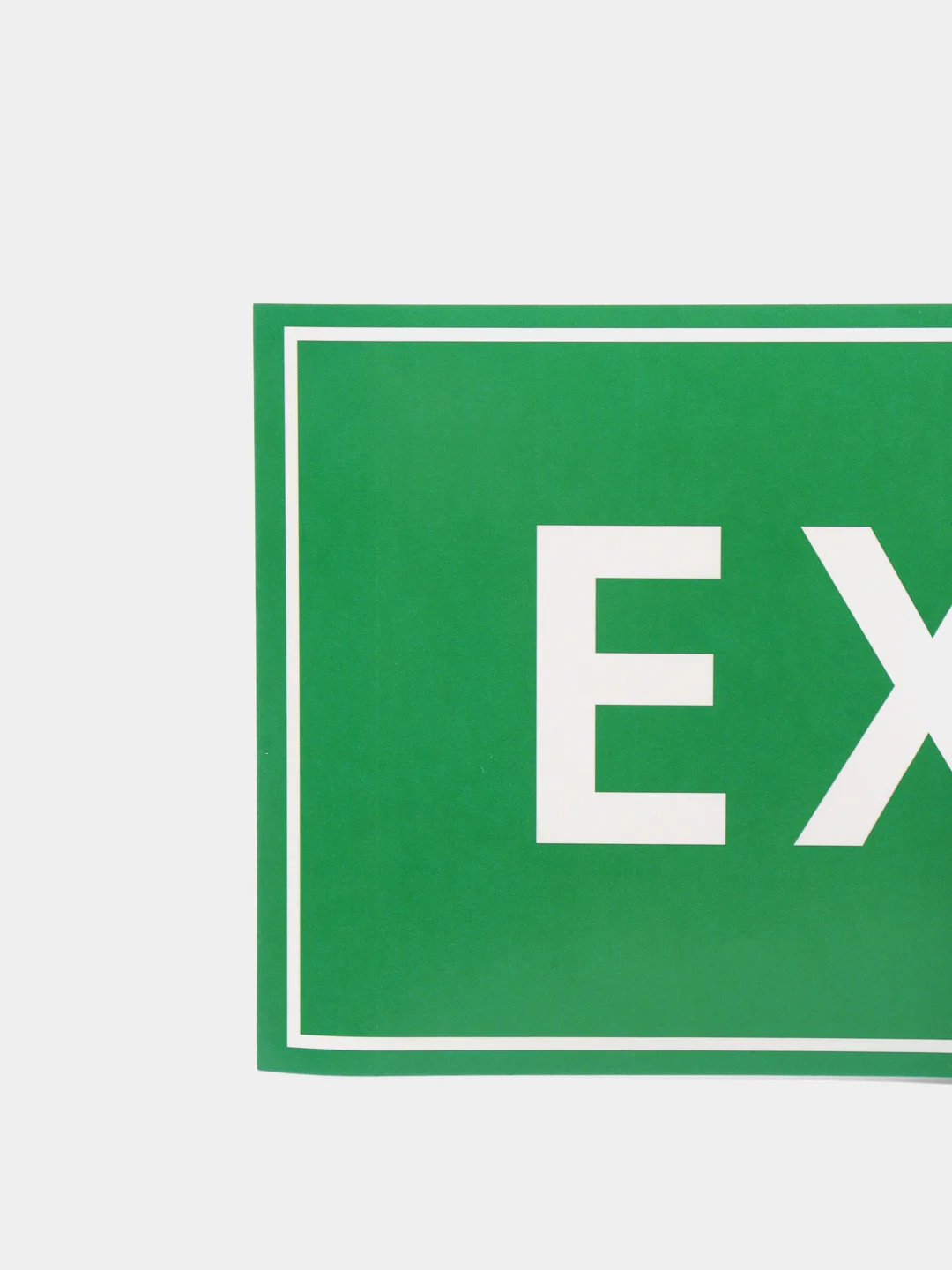 Наклейка знак EXIT, 20 х 10 см