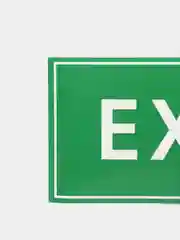 Наклейка знак EXIT, 20 х 10 см