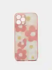 Розовый чехол iPhone 12 Pro Max с принтом