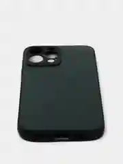 Зеленый чехол IPhone 13 / 13 Mini / 13Pro / 13ProMax силиконовый, имитация кожи