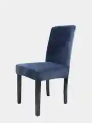 Белый чехол на стул со спринкой