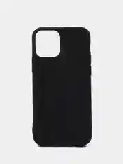 Силиконовый чёрный матовый чехол для iPhone 11 Pro Max, 12 Pro Max, 13 Pro Max, 14 Plus