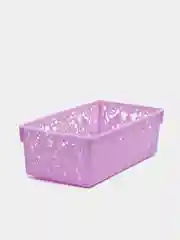 Лавандовый корзина ажурная пластиковая 29х15х9 см