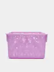 Лавандовый корзина ажурная пластиковая 29х15х9 см