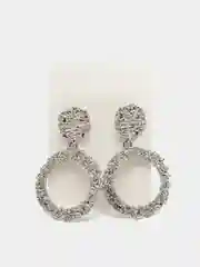 Серьги круглые