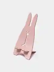 Розовый подставка для телефона, деревянная