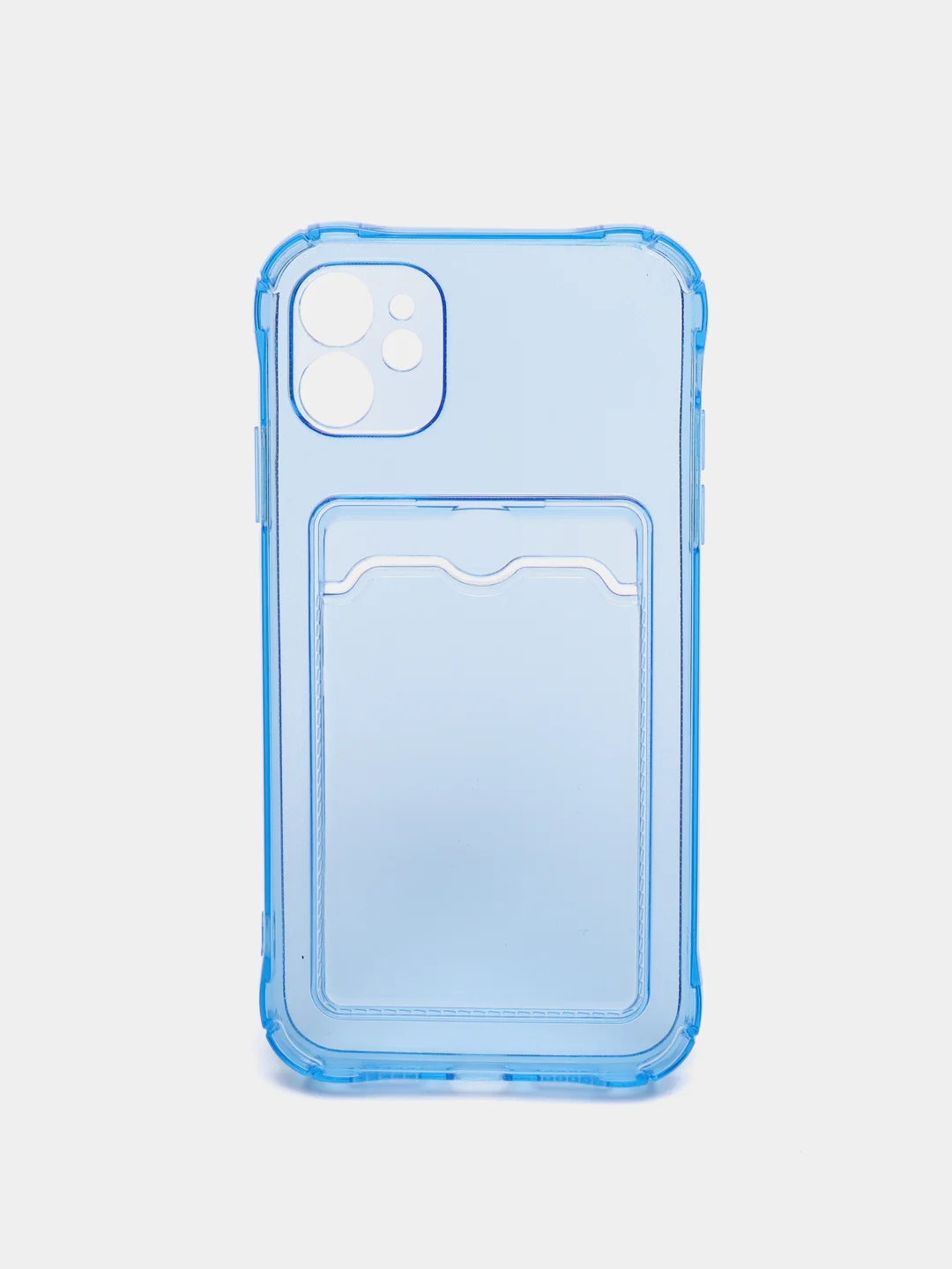 Синий чехол с карманом для карт iPhone XR, 11, 12, 13, 14, Pro, Pro Max, Plus, 7, 8, айфон