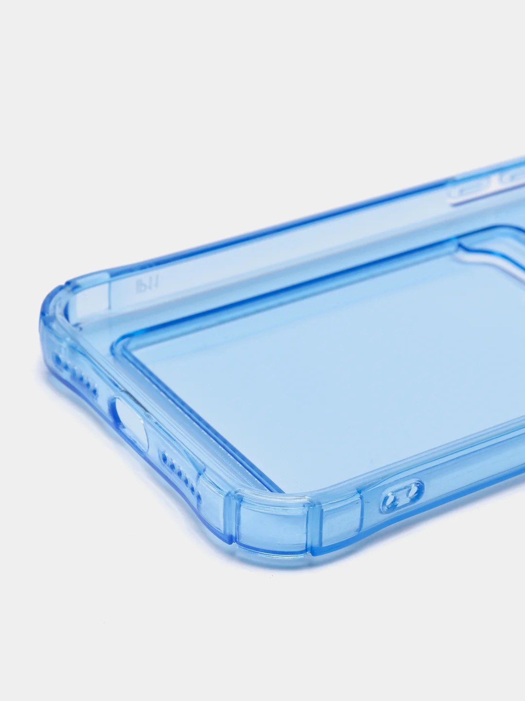 Синий чехол с карманом для карт iPhone XR, 11, 12, 13, 14, Pro, Pro Max, Plus, 7, 8, айфон