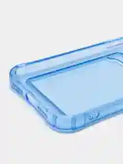 Синий чехол с карманом для карт iPhone XR, 11, 12, 13, 14, Pro, Pro Max, Plus, 7, 8, айфон