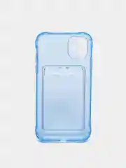 Синий чехол с карманом для карт iPhone XR, 11, 12, 13, 14, Pro, Pro Max, Plus, 7, 8, айфон