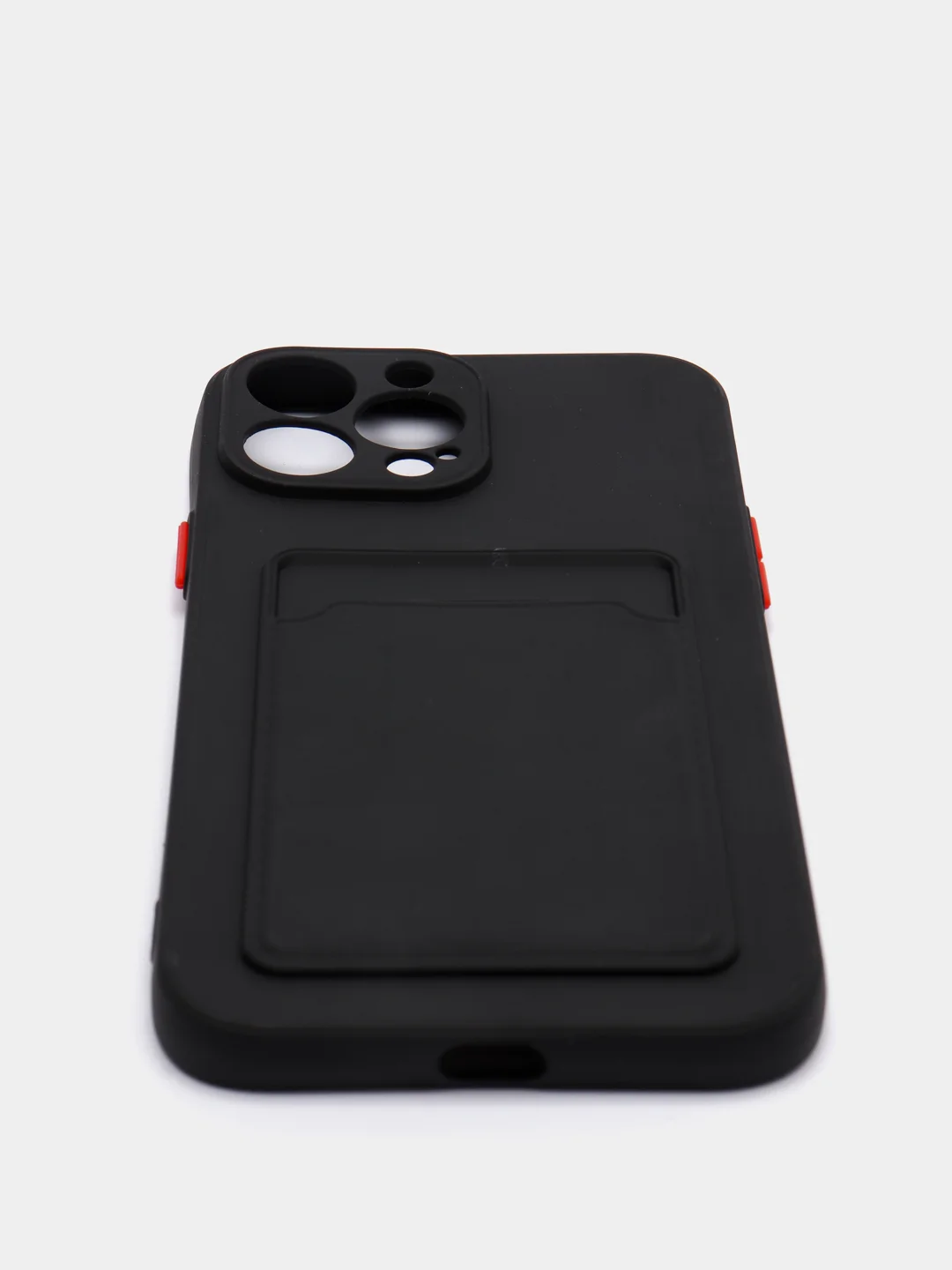 Черный чехол для iPhone XR, 12, 13, Pro, Max, ХР с карманом для карт защита камеры динамика айфон