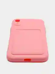 Розовый чехол для iPhone XR, 12, 13, Pro, Max, ХР с карманом для карт защита камеры динамика айфон