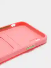 Розовый чехол для iPhone XR, 12, 13, Pro, Max, ХР с карманом для карт защита камеры динамика айфон