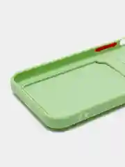 Лайм чехол для iPhone XR, 12, 13, Pro, Max, ХР с карманом для карт защита камеры динамика айфон