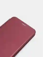 Бордовый чехол книжка HUAWEI HONOR 50 lite