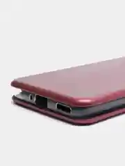 Бордовый чехол книжка HUAWEI HONOR 50 lite