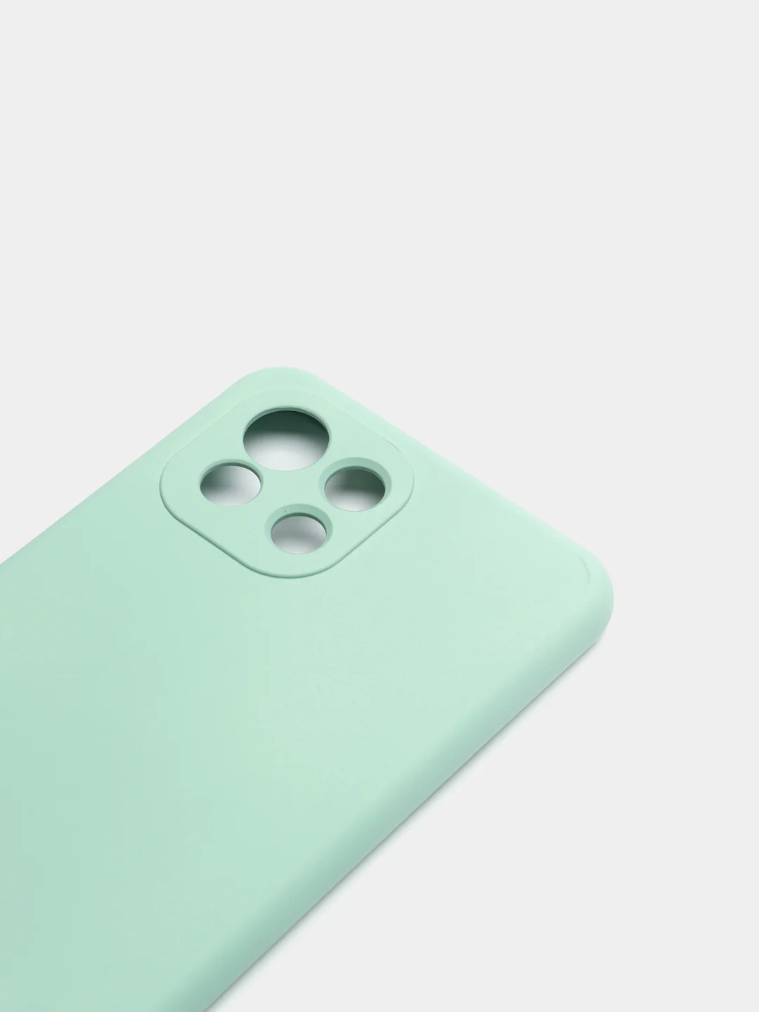 Бирюзовый чехол Xiaomi Mi 11 Lite c защитой камеры и бархатом внутри
