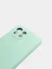 Бирюзовый чехол Xiaomi Mi 11 Lite c защитой камеры и бархатом внутри