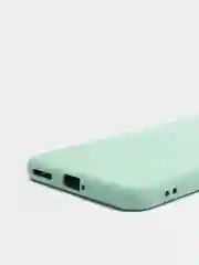 Бирюзовый чехол Xiaomi Mi 11 Lite c защитой камеры и бархатом внутри