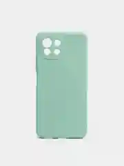 Бирюзовый чехол Xiaomi Mi 11 Lite c защитой камеры и бархатом внутри