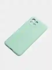 Бирюзовый чехол Xiaomi Mi 11 Lite c защитой камеры и бархатом внутри