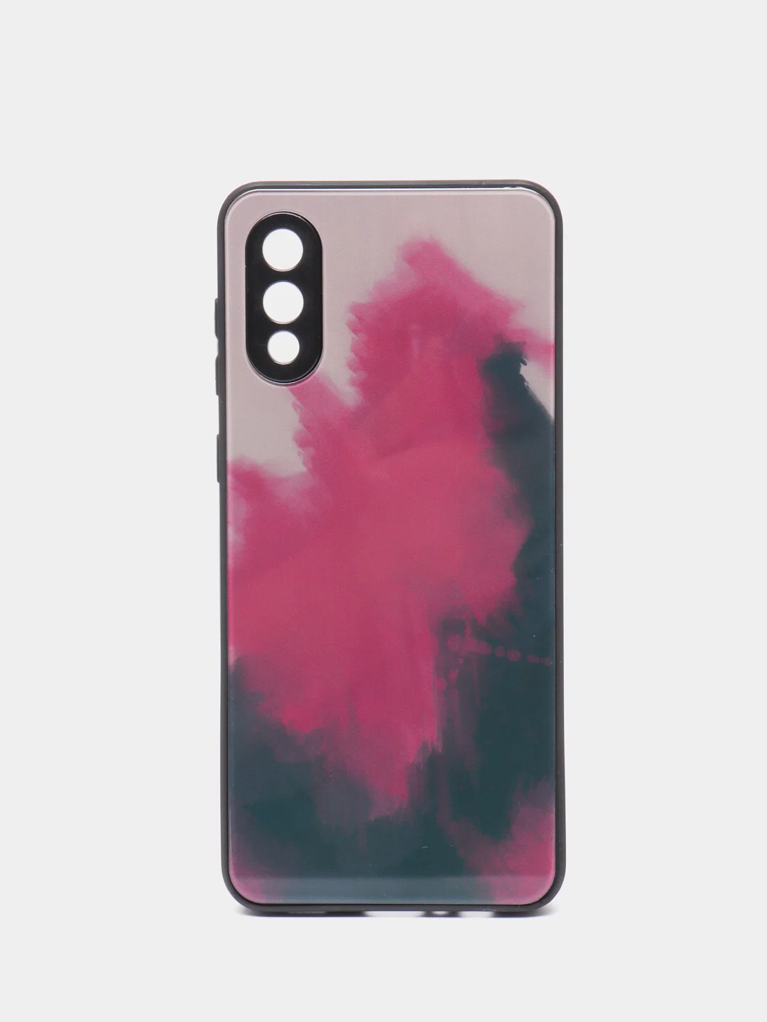 Марсала чехол Samsung Galaxy A02, Самсунг Галакси А02 твердый пластиковый глянцевый стеклянный