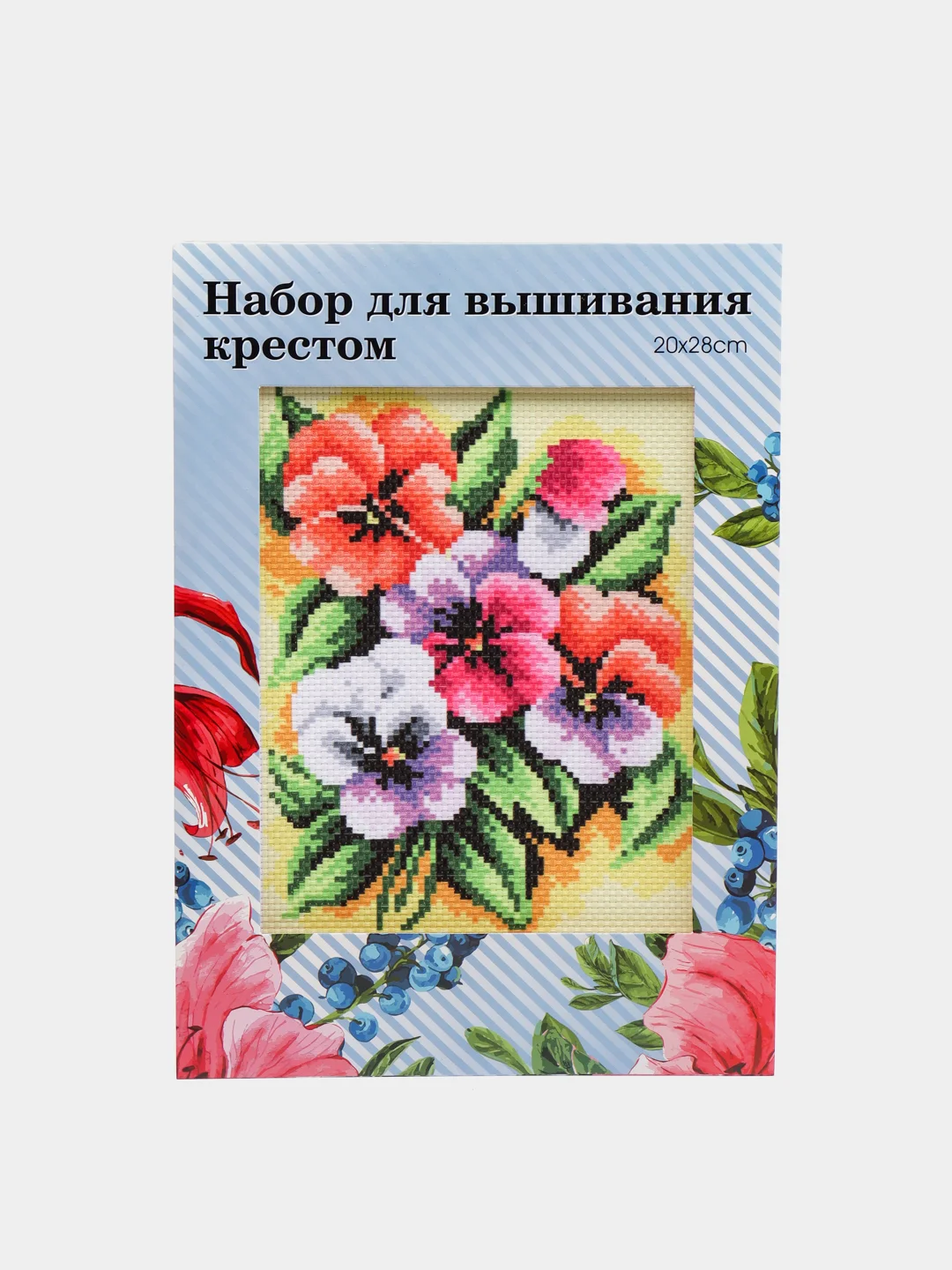 Горчичный вышивка крестом, 20х28