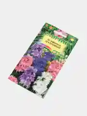 Семена цветов однолетник Дельфиниум Аякса "Махровый" карликовый, смесь, 0,1 г