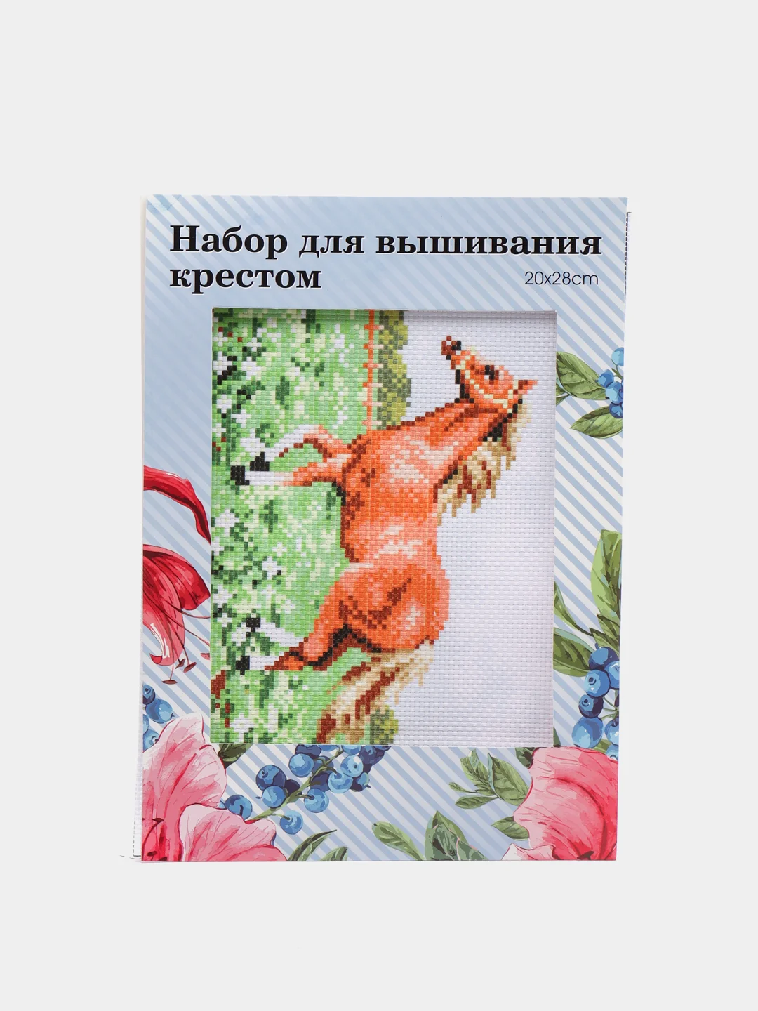 Рыжий вышивка крестом, 20х28