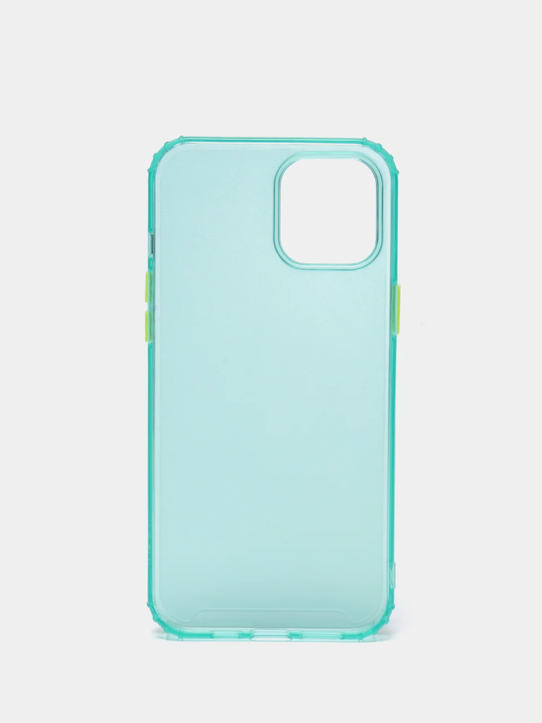 Лайм чехол для iPhone XS/12 Mini/12 Pro Max цветной матовый, прозрачный