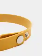 Желтый чокер в форме сердца - AOWA!