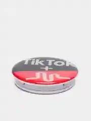 Кораллово-розовый попсокет TikTok для смартфона (Tik tok, тик ток, тикток)