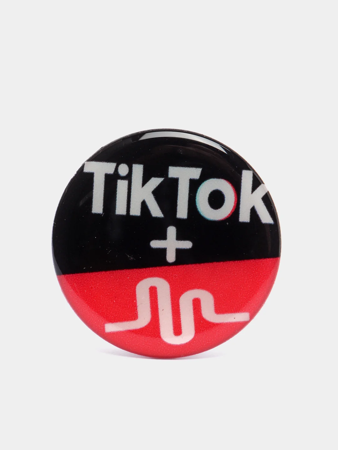 Кораллово-розовый попсокет TikTok для смартфона (Tik tok, тик ток, тикток)