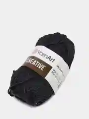 Черный пряжа YarnArt Creative, 50 г, 85 м, 100% хлопок