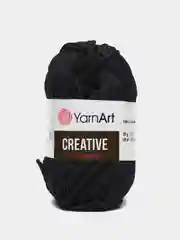 Черный пряжа YarnArt Creative, 50 г, 85 м, 100% хлопок