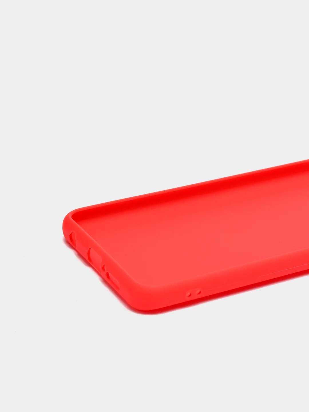 Красный чехол Xiaomi Redmi Note 9 Pro / Note 9 Pro Max / Note 9S силиконовый цветной матовый