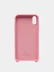 Розовый чехол силиконовый на IPhone X / XS
