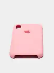 Розовый чехол силиконовый на IPhone X / XS