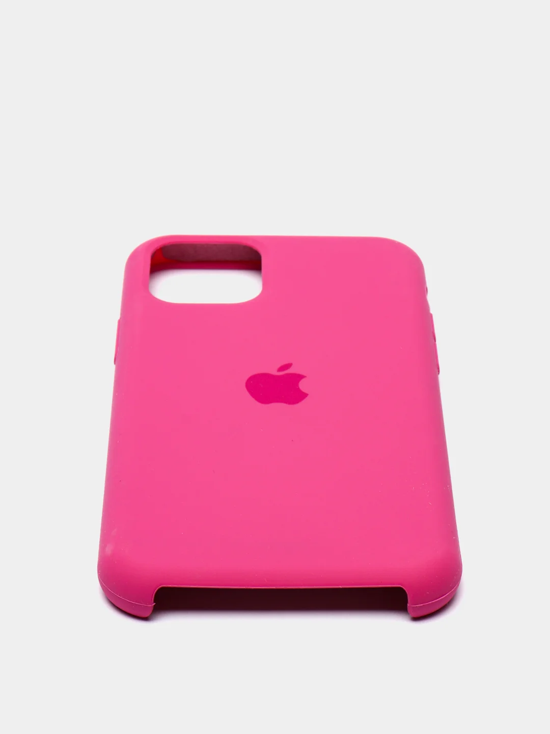 Розовый силиконовый чехол для iPhone 11 pro
