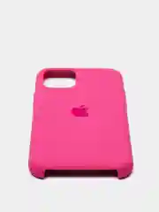 Розовый силиконовый чехол для iPhone 11 pro