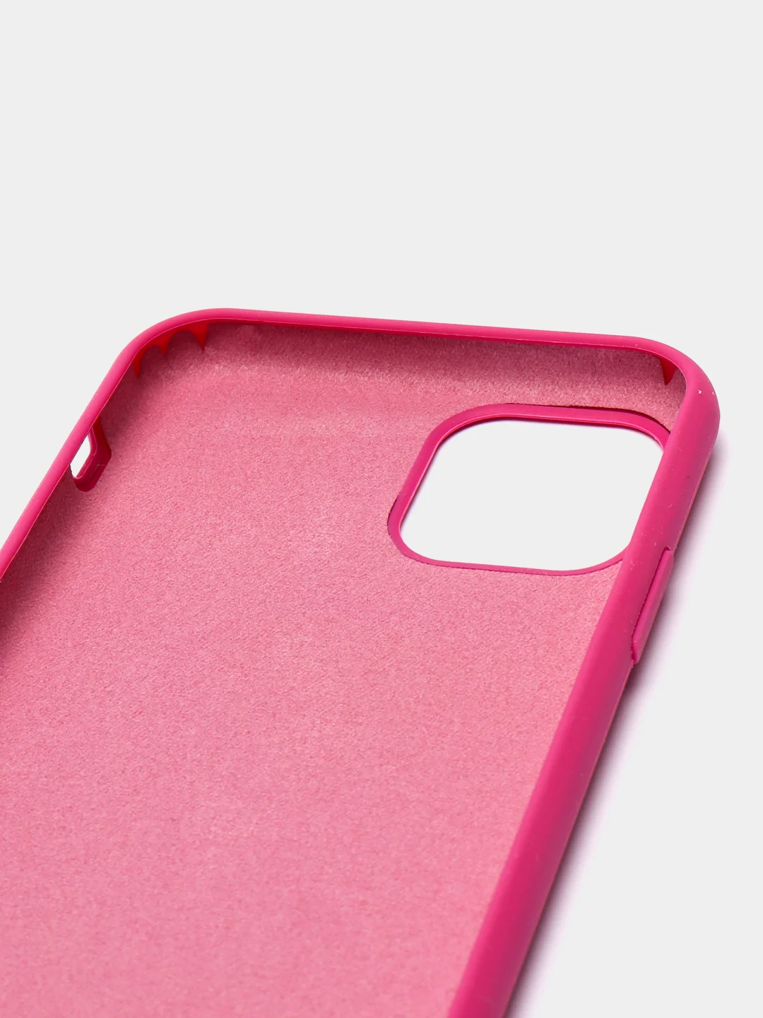 Розовый силиконовый чехол для iPhone 11 pro