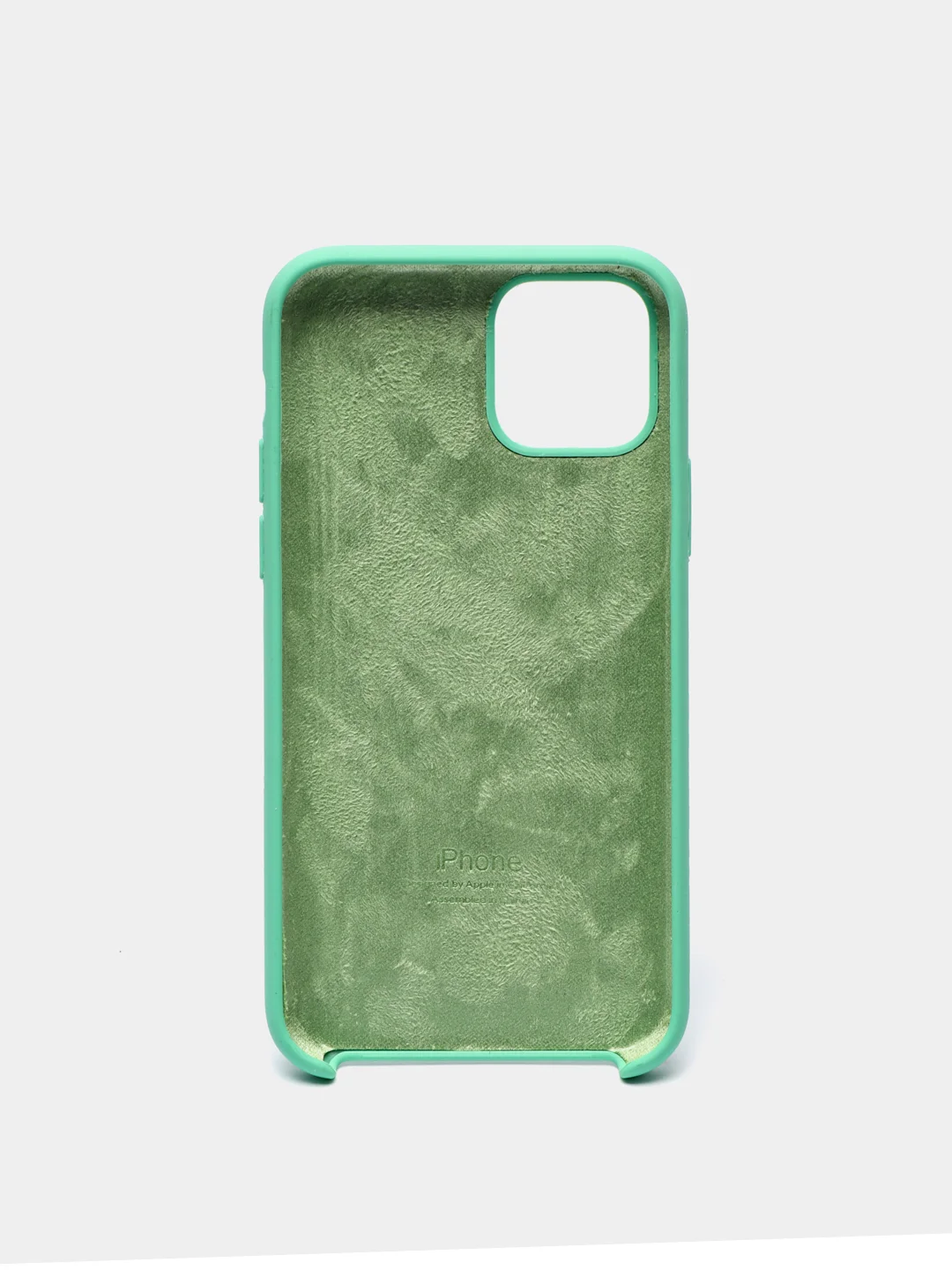 Бирюзовый силиконовый чехол для iPhone 11 pro