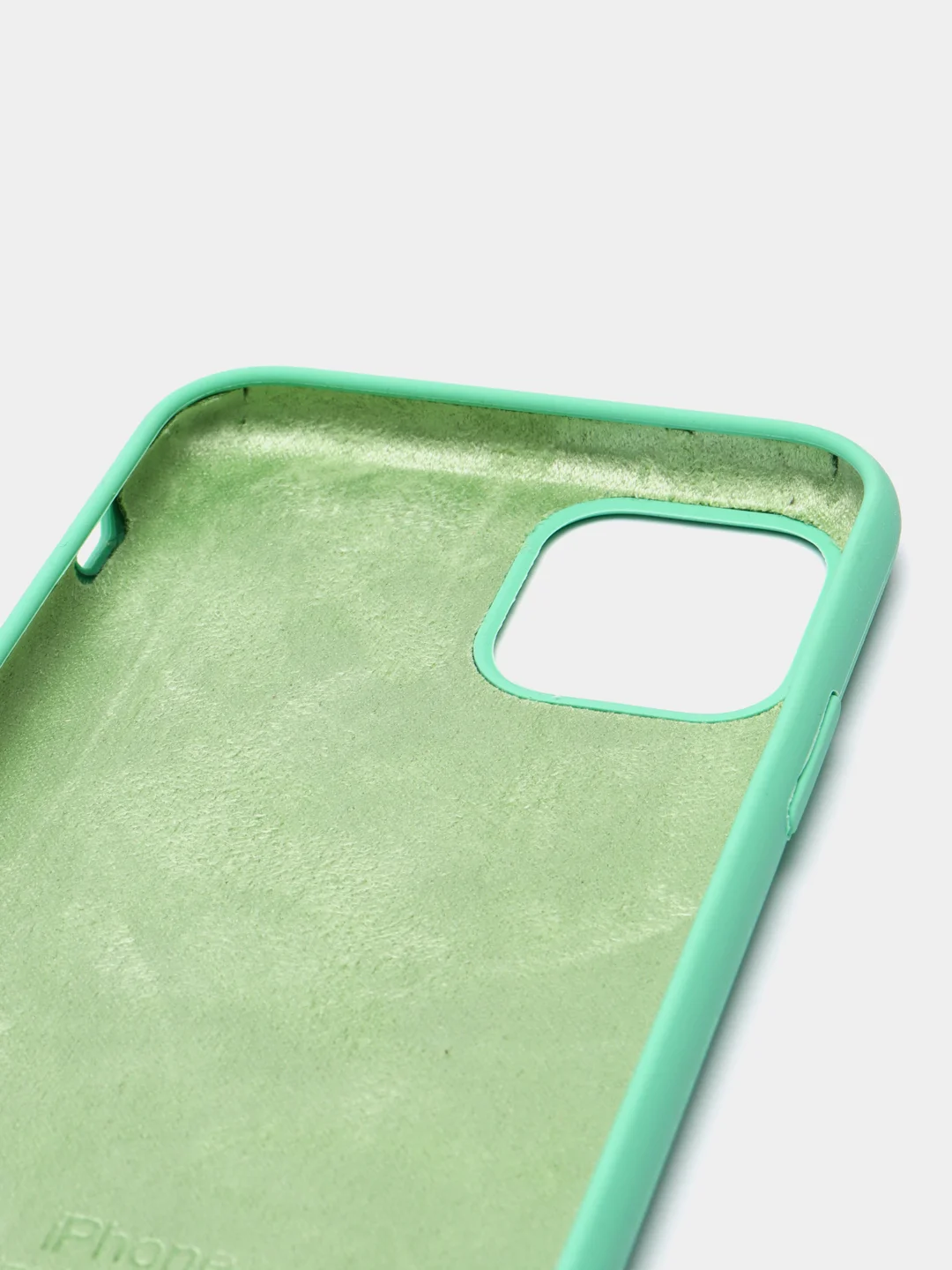 Бирюзовый силиконовый чехол для iPhone 11 pro