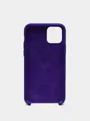 Фиолетовый силиконовый чехол для iPhone 11 pro
